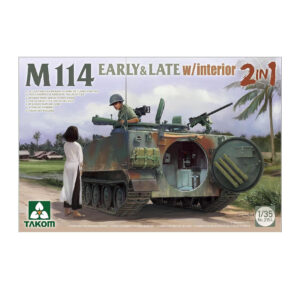 M114 EARLY & LATE CON INTERIOR 2 EN 1 TAKOM 1/35
