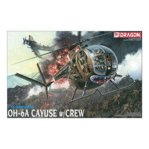 OH-6A CAYUSE CON TRIPULACION DRAGON 1/35