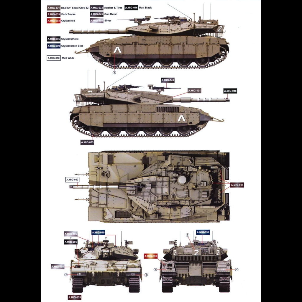 TANQUE MERKAVA MK 2D WITH INTERIOR AND WORKABLE TRACKS 1 35 Hobby tanque-merkava-mk-2d-with-interior-and-workable-tracks-1-35-hobby