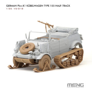 CARRO ALEMAN PKW.K1 KÜBELWAGEN TYPE 155 HALF TRACK MENG 1/35