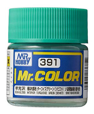 PINTURA MR. COLOR C391 INTERIOR TURQUOISE GREEN SOVIET