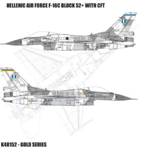 F-16C BLOCK 52+ WITH CFT HELLENIC AIR FORCE 1/48