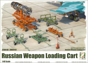 RUSSIAN WEAPONS LOADING CART SET  1/48
