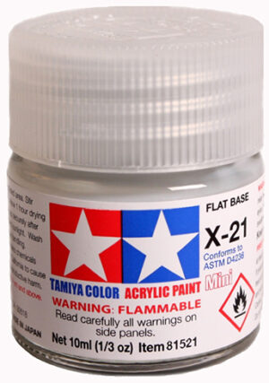 BASE MATE TAMIYA X-21 (NO ES BARNIZ, LEER DESCRIPCIÓN)