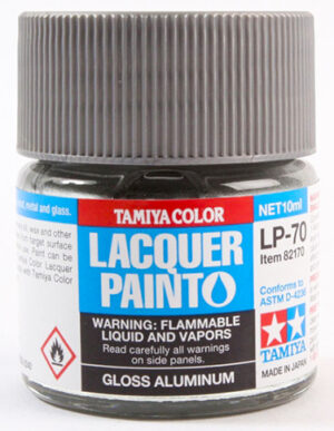 PINTURA TAMIYA LP-70 GLOSS ALUMINUM LAQUER (LACA)