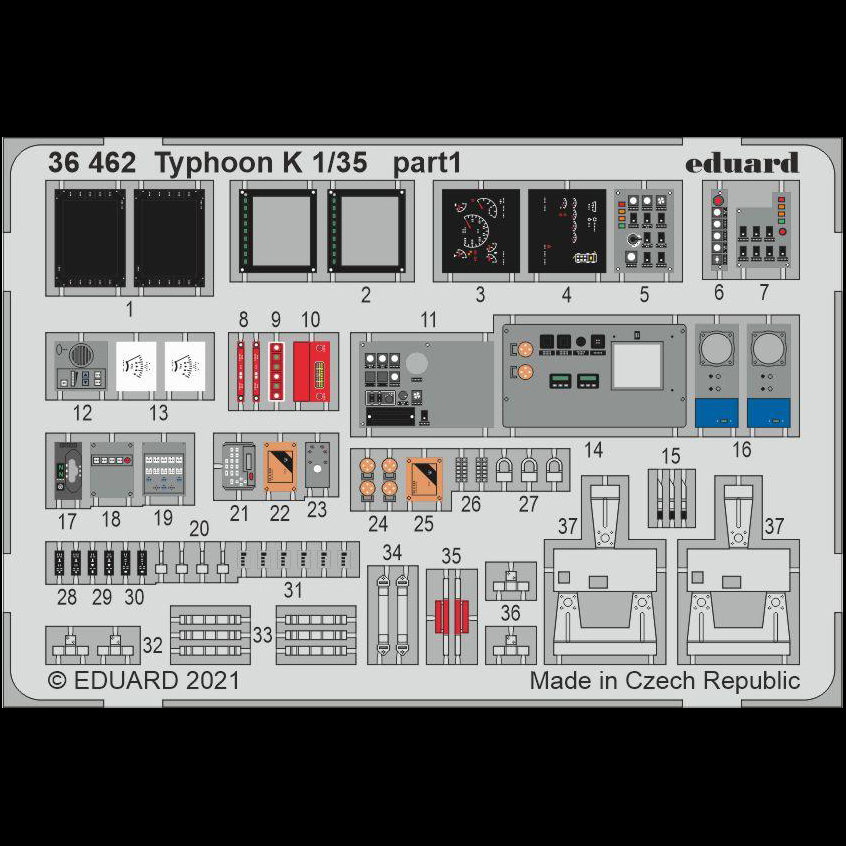 COMBO TYPHOON-K 1/35 + SET DE PHOTO ETCHED EDUARD - Imagen 4