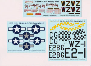 CALCAS P-51D MUSTANG PT.3 «BIG BEAUTIFUL DOLL SPECIAL» 1/32 «LIMITED EDITION