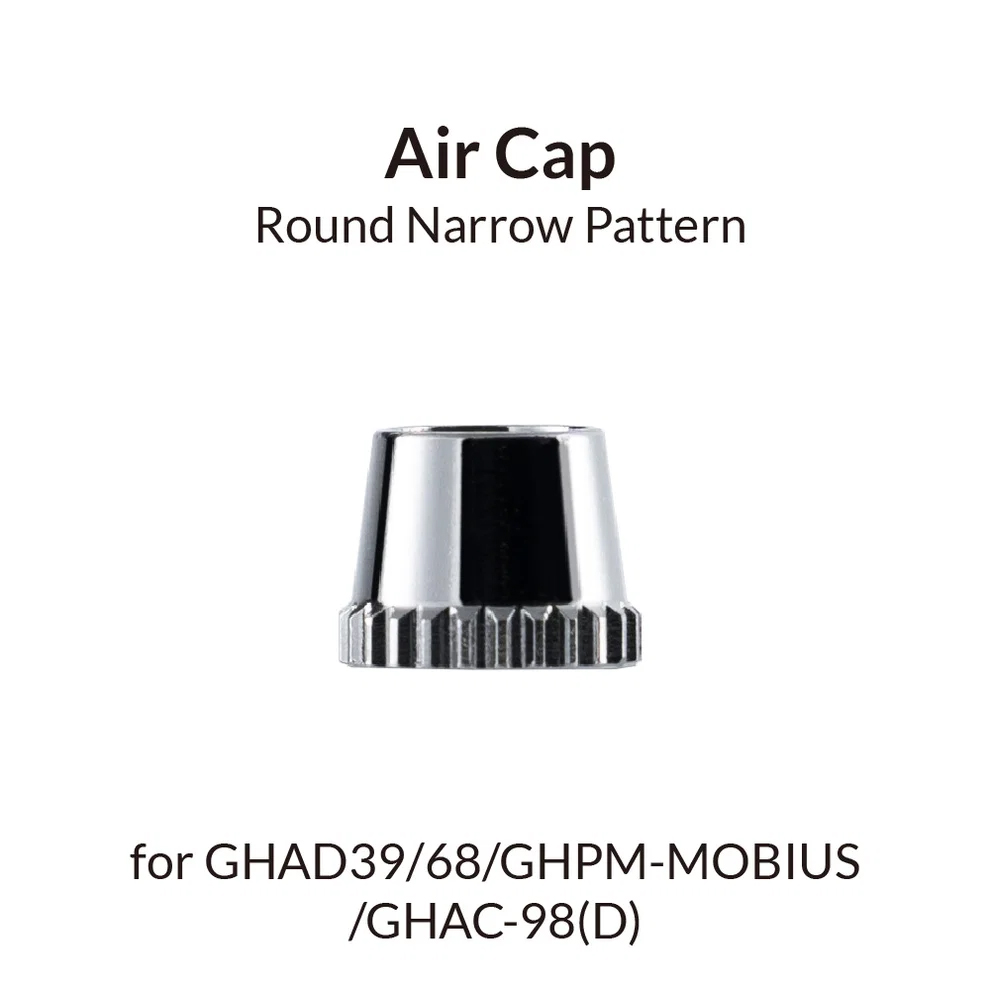 GAAHLERI ROUND NARROW AIRBRUSH AIR CAP PARA AEROGRAFO MOBIUS