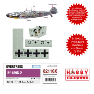 EDUARD OVERTREES BF-109G-2/R6 1/48 (LEER DESCRIPCIÓN) + DECALS «MICKEY MOUSE» II./JG 5