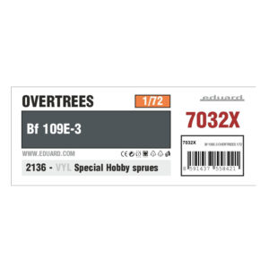 EDUARD OVERTREES BF-109E-3 1/72 (LEER DESCRIPCIÓN)