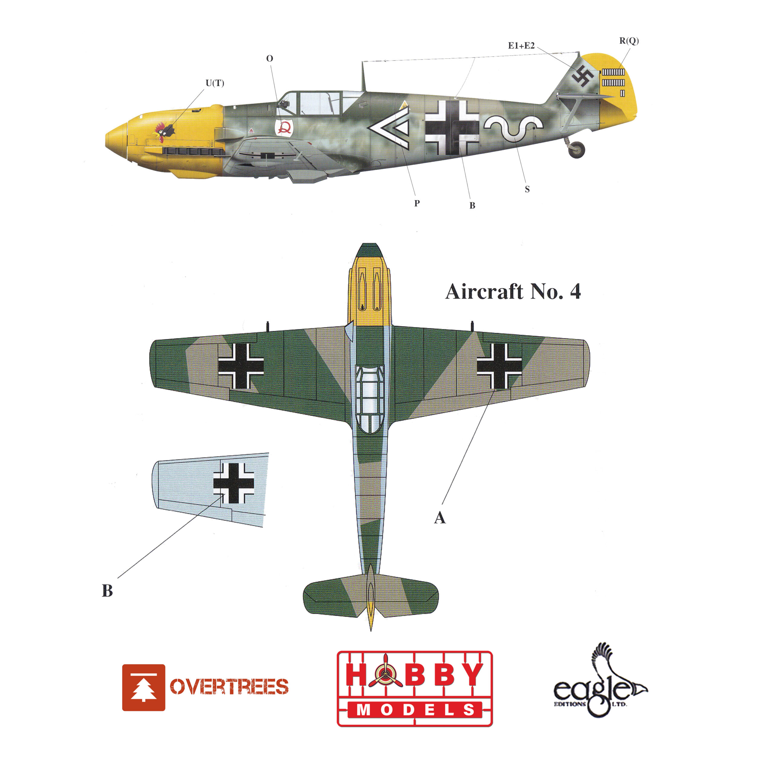 EDUARD OVERTREES BF-109E-4/7 1/72 (LEER DESCRIPCIÓN) + DECALS MAJOR HANS "ASSI" HAHN "WHITE 14" 4./JG 2 - Imagen 6