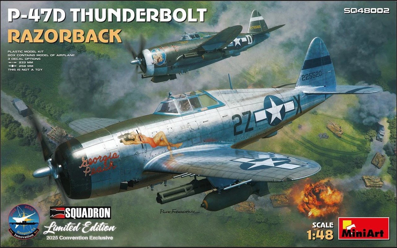 P-47D THUNDERBOLT RAZORBACK 1/48 LIMITED EDITION (2025 IPMS USA NATIONALS EDITION)